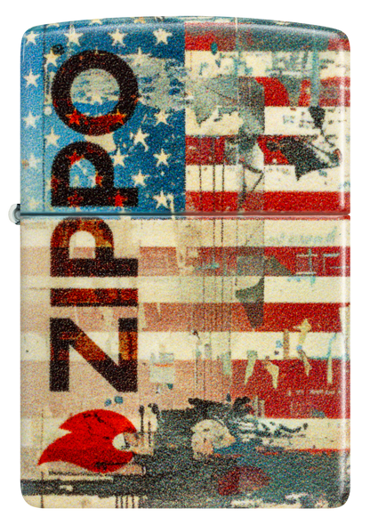 Zippo Grunge Flag
