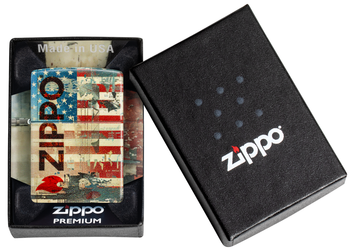 Zippo Grunge Flag