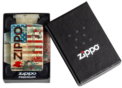 Zippo Grunge Flag