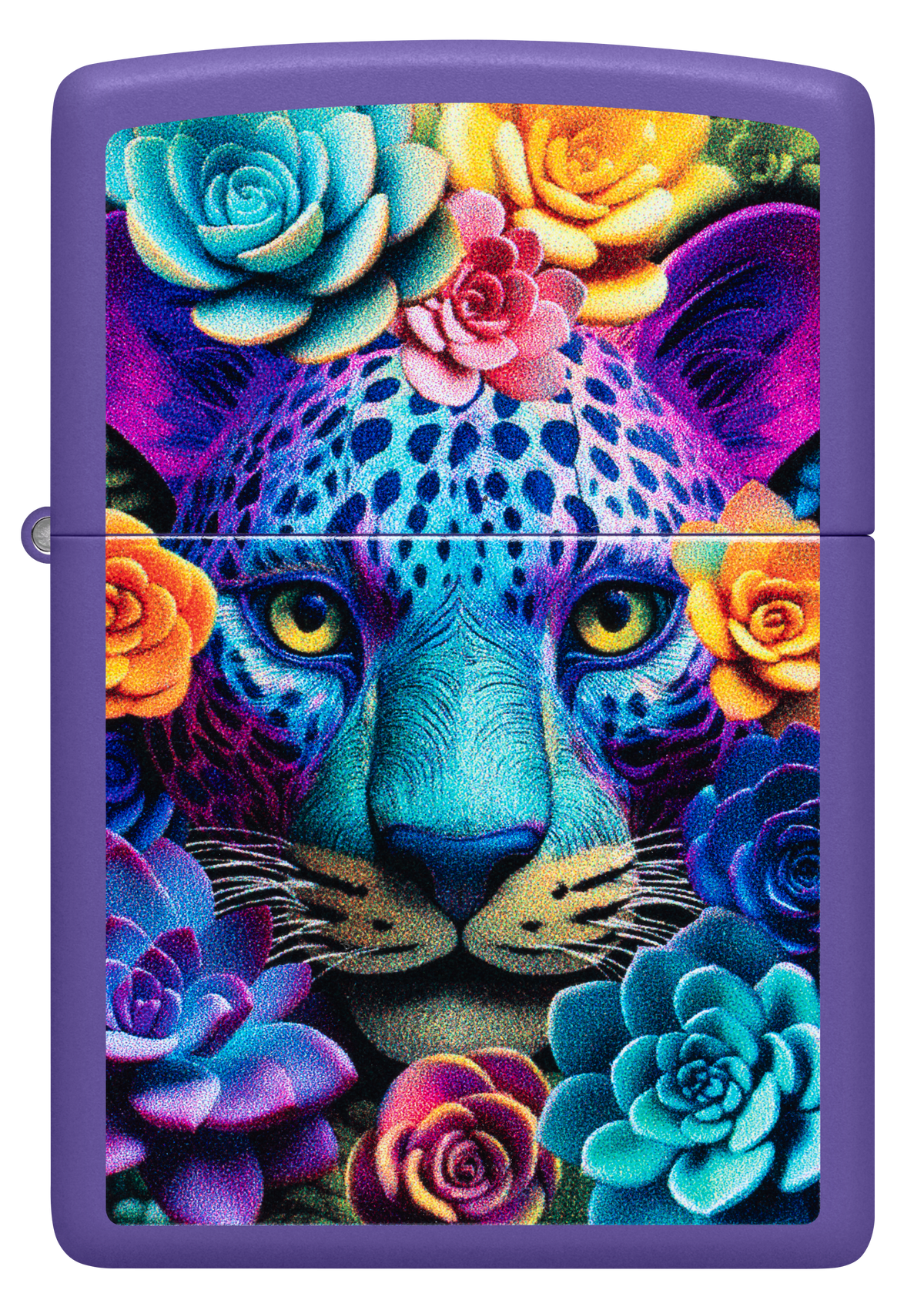 Zippo Floral Leopard