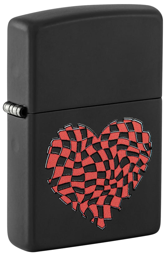 Zippo Coeur à carreaux (48719)