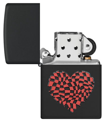 Zippo Coeur à carreaux (48719)