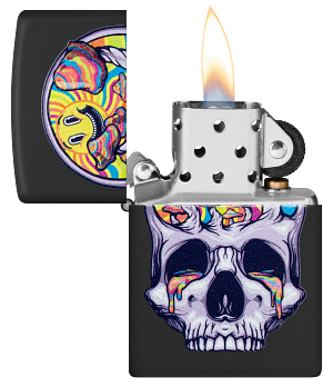 Zippo 218 Motif Crâne et Lune (48737)