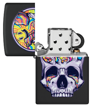 Zippo 218 Motif Crâne et Lune (48737)