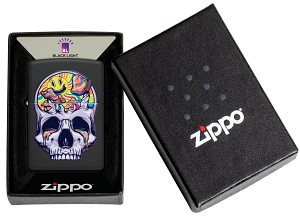 Zippo 218 Motif Crâne et Lune (48737)