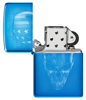 Zippo Motif tête de mort américaine 20446 (48739)