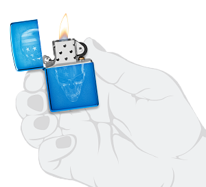 Zippo Motif tête de mort américaine 20446 (48739)