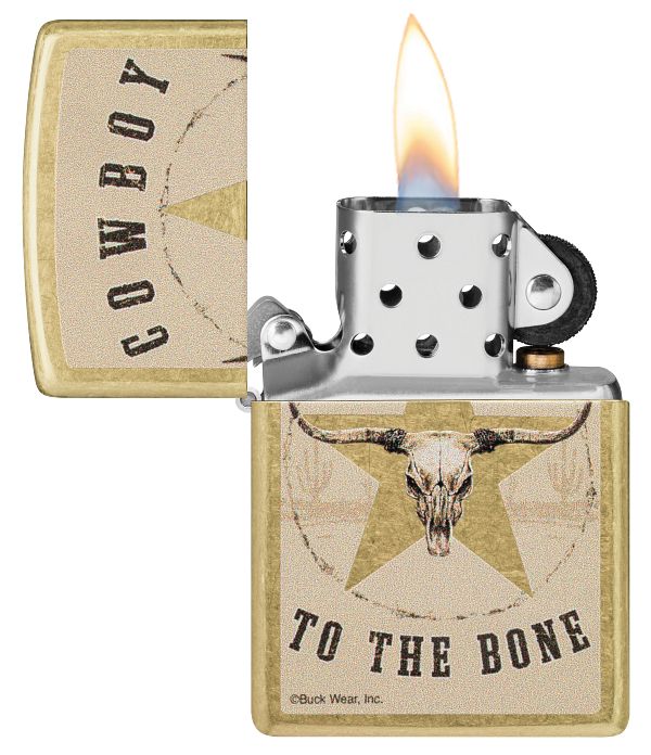 Zippo Buck Wear Cowboy Design