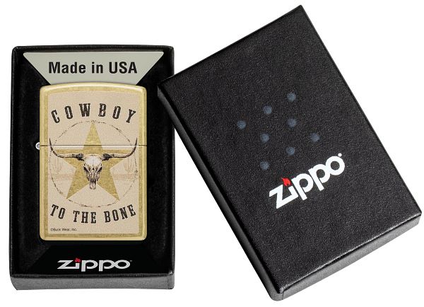 Zippo Buck Wear Cowboy Design