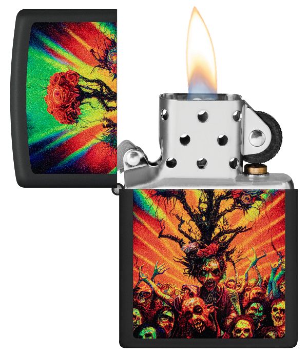 Zippo Abstract Zombie Design