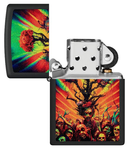 Zippo Abstract Zombie Design