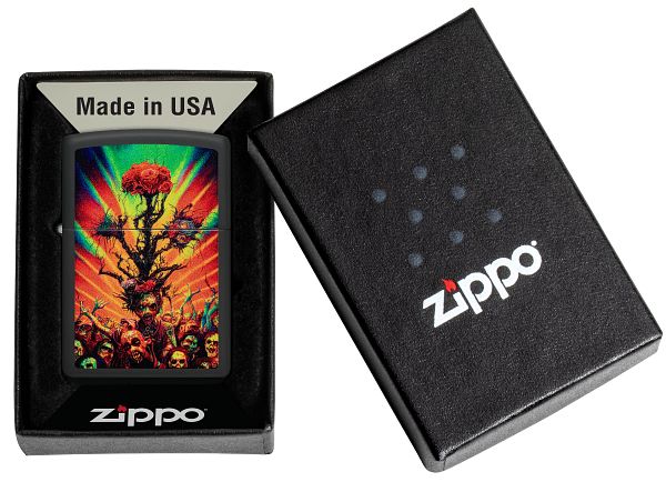 Zippo Abstract Zombie Design