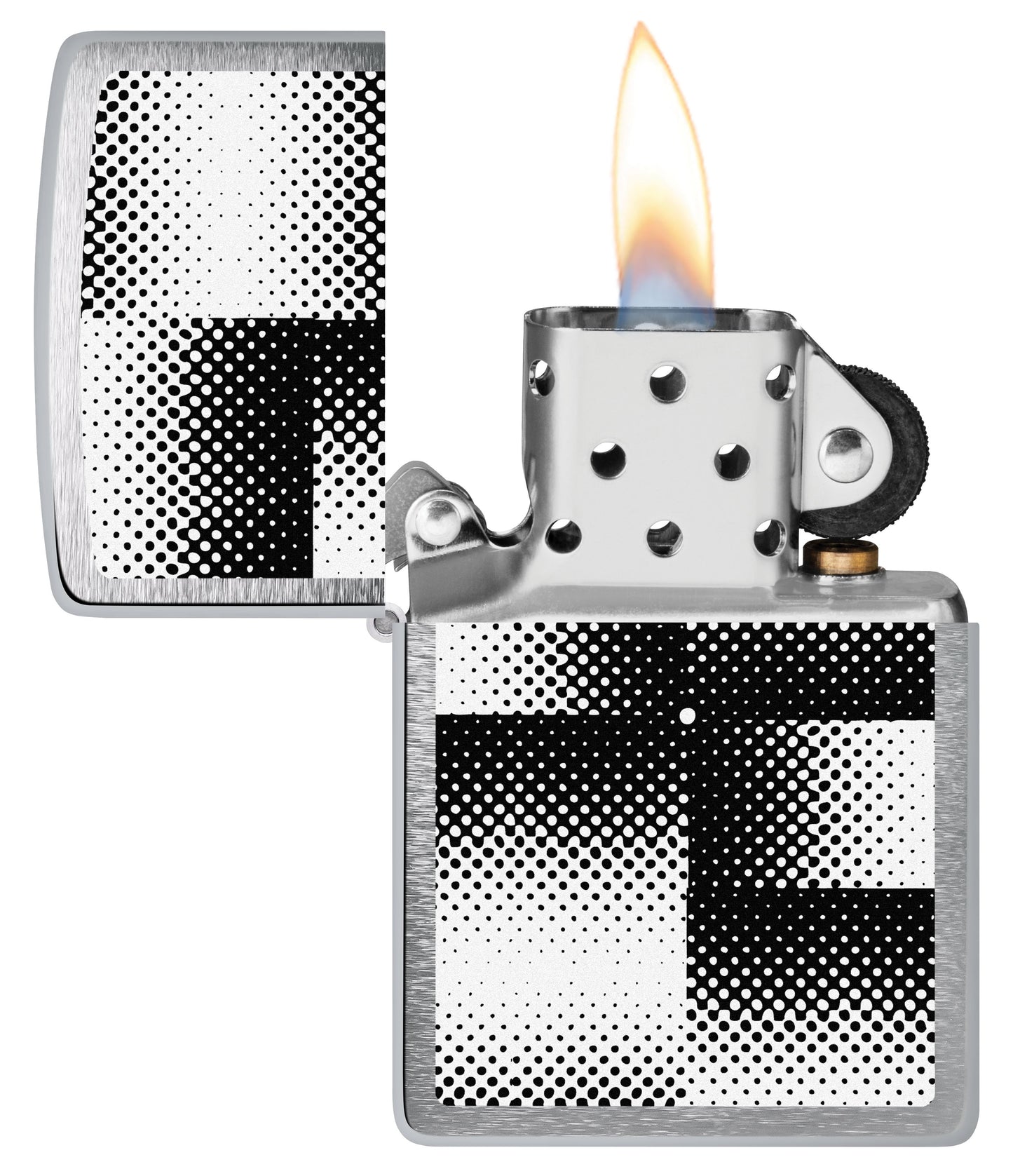 Zippo Black & White Checker (200-110656)