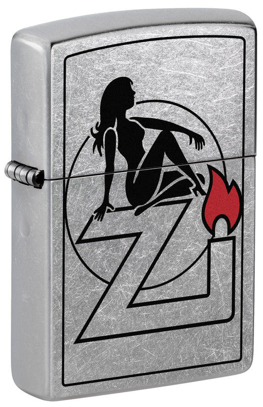 Fille en flamme Zippo (207-110241)