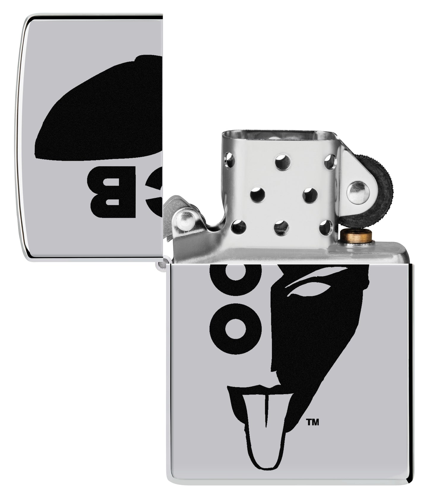 Zippo OCB Reg High Polish Chrome Half Face  (250-109226)