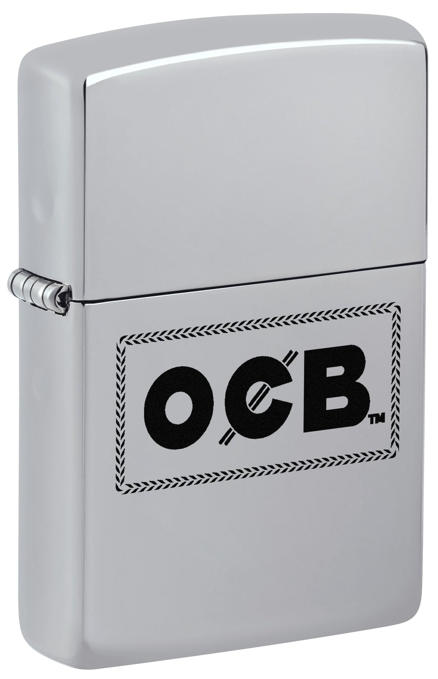 Zippo OCB Reg High Polish Chrome Cross Stitch (250-109227)