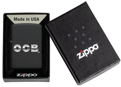 Zippo OCB Reg Noir Mat Métallique (218-109237)