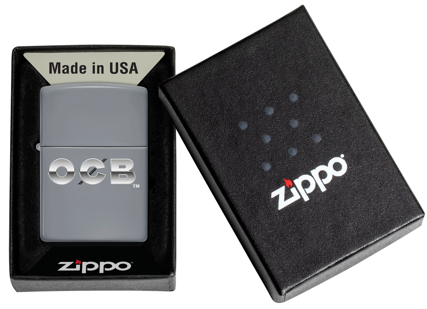 Zippo OCB Reg Gris métallisé mat (49452-109240)