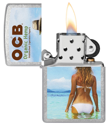 Zippo OCB Reg Chrome Beach Art (207-110384)