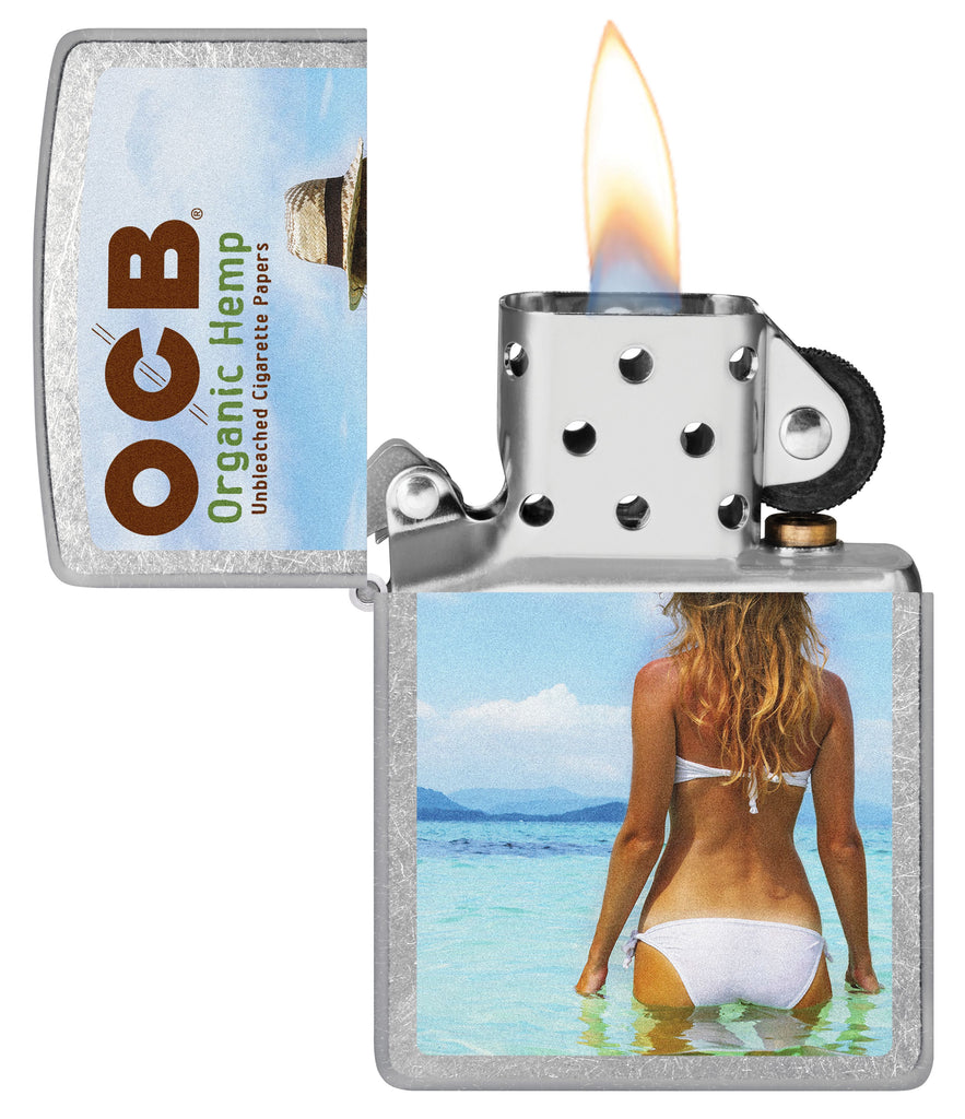 Zippo OCB Reg Chrome Beach Art (207-110384) | Zippo.ca