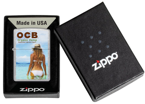 Zippo OCB Reg Chrome Beach Art (207-110384)