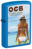Zippo OCB Reg Sky Blue Matte Beach Art (48628-110385)