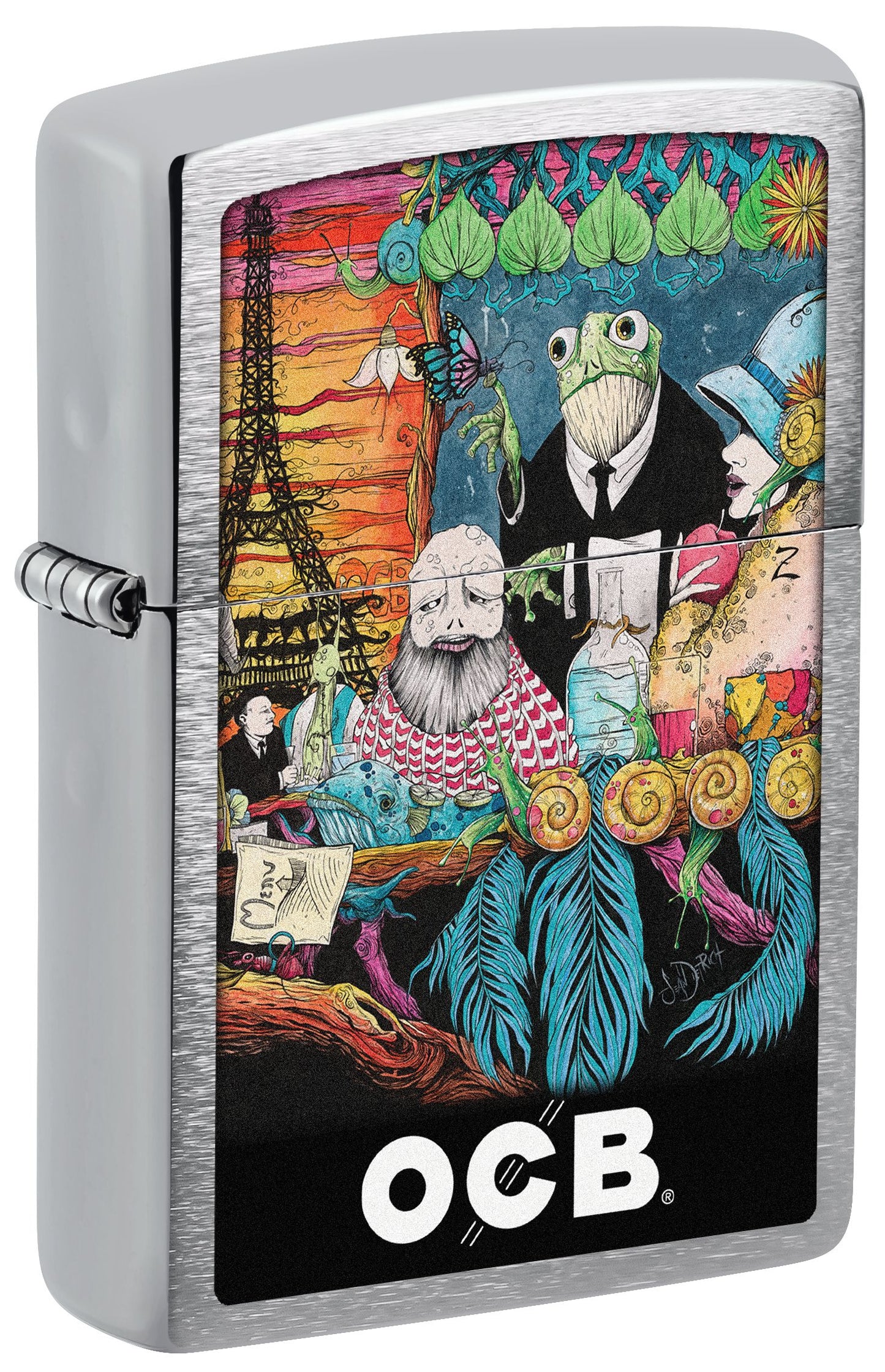 Zippo OCB Reg Chrome Cafe Culture (200-110386)