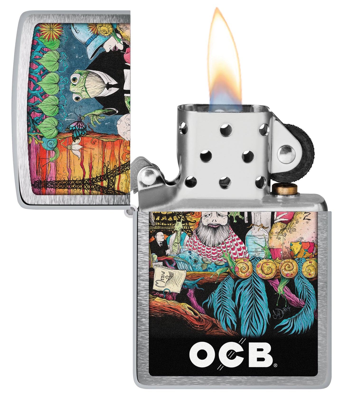 Zippo OCB Reg Chrome Café Culture (200-110386)