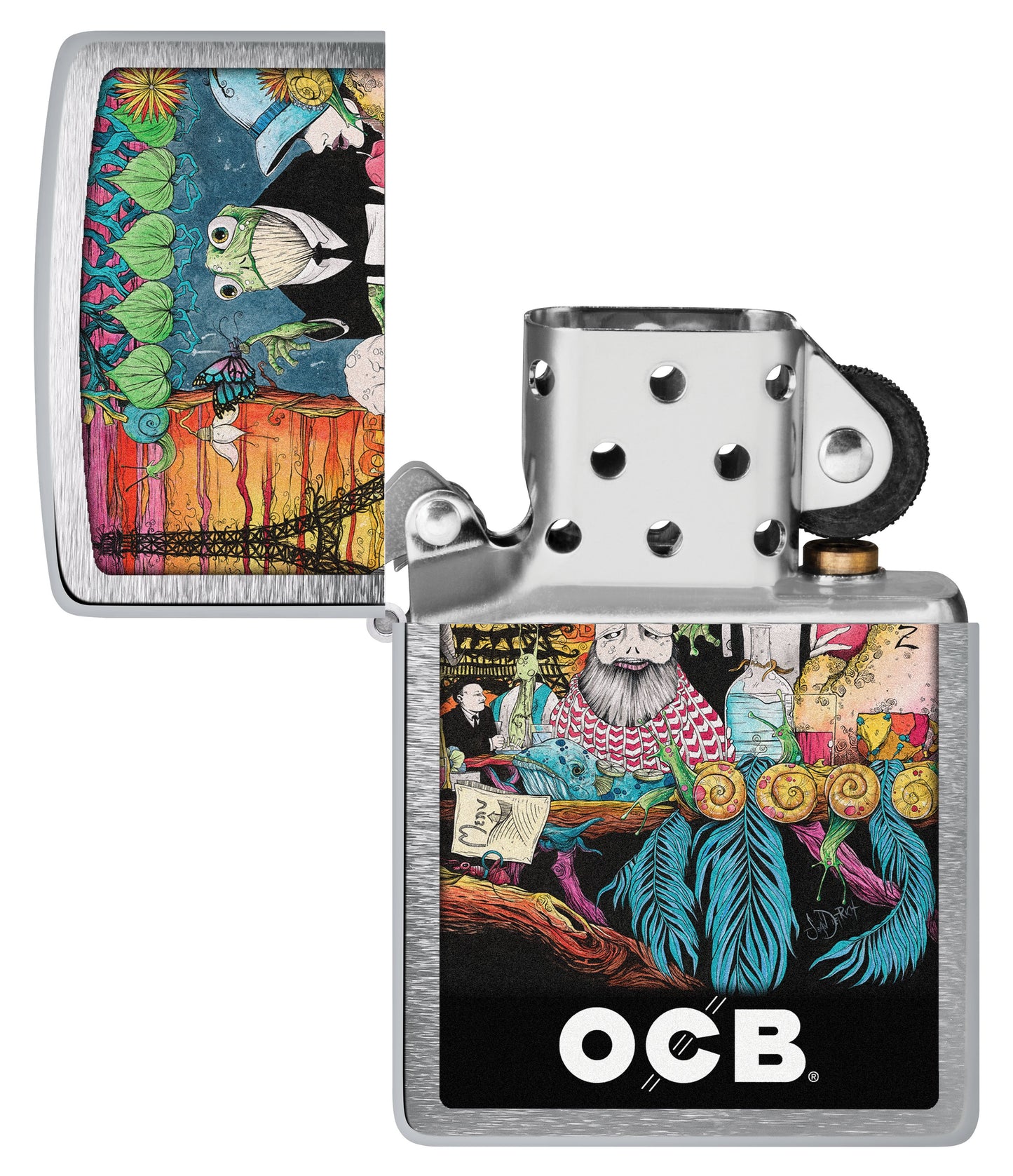 Zippo OCB Reg Chrome Cafe Culture (200-110386)