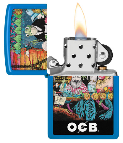 Zippo OCB Reg Bleu ciel mat Café Culture (48628-110389)