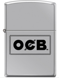 Zippo OCB Reg High Polish Chrome Cross Stitch (250)