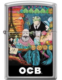 Zippo OCB Reg Chrome Cafe Culture (200-110386)