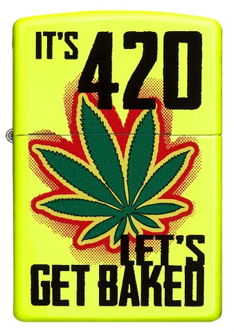 Zippo Leaf 28887 Let's Get Baked (23480)