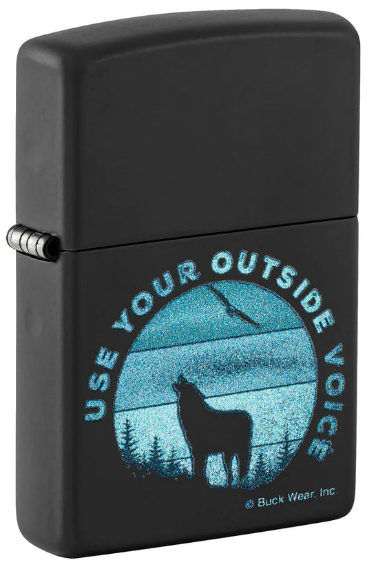 Zippo Buck Wear Outside Voice Design