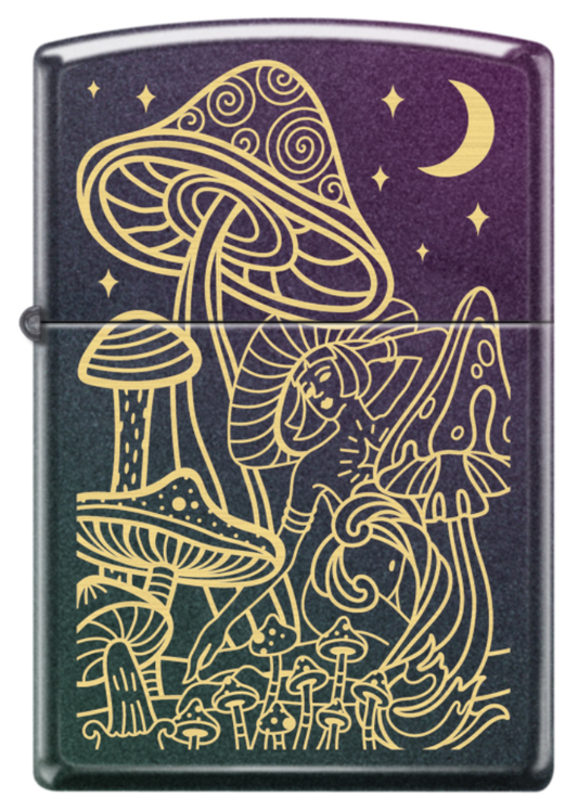 Zippo Laser Mushroom  Design