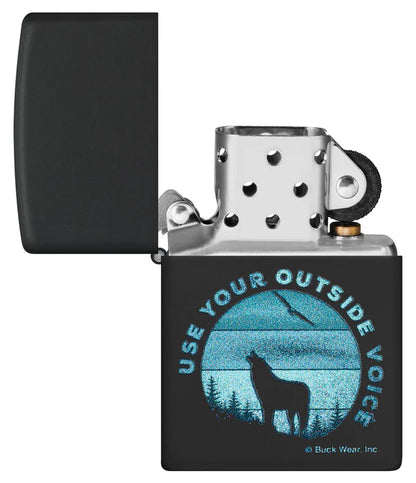 Zippo Buck Wear Outside Voice Design