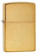 Brushed Brass Without Engraving freeshipping - Zippo.ca