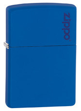 Royal Blue Matte with Zippo logo freeshipping - Zippo.ca