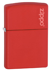 Red Matte with Zippo logo freeshipping - Zippo.ca