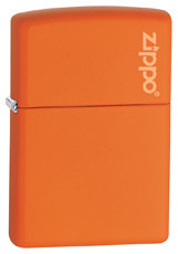 Orange Matte with Zippo logo freeshipping - Zippo.ca