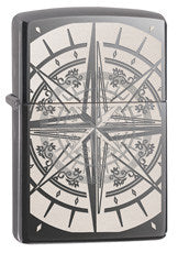  Zippo Lighter- Compass Nautical Windproof Lighter (Anchor  Z5435) : Health & Household