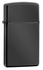 Slim High Polish Black - Ebony freeshipping - Zippo.ca