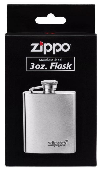 Stainless steel 3 oz. flask freeshipping - Zippo.ca