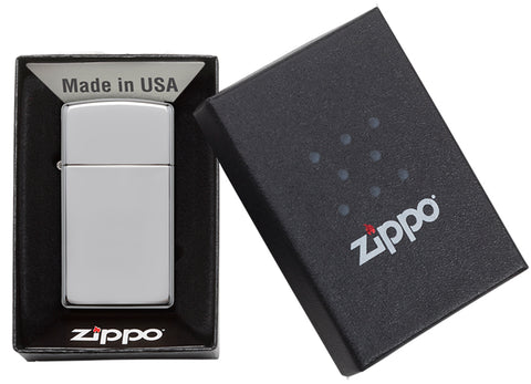Slim® High Polish Chrome freeshipping - Zippo.ca
