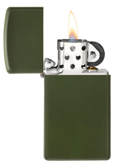 Slim Green Matte freeshipping - Zippo.ca