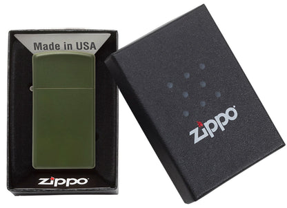 Slim Green Matte freeshipping - Zippo.ca