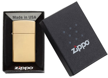 Slim® High Polish Brass freeshipping - Zippo.ca