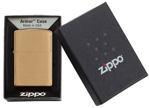 Armor Brushed Brass freeshipping - Zippo.ca