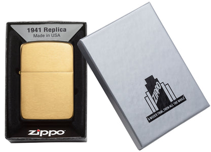 Brushed Brass 1941 Replica freeshipping - Zippo.ca