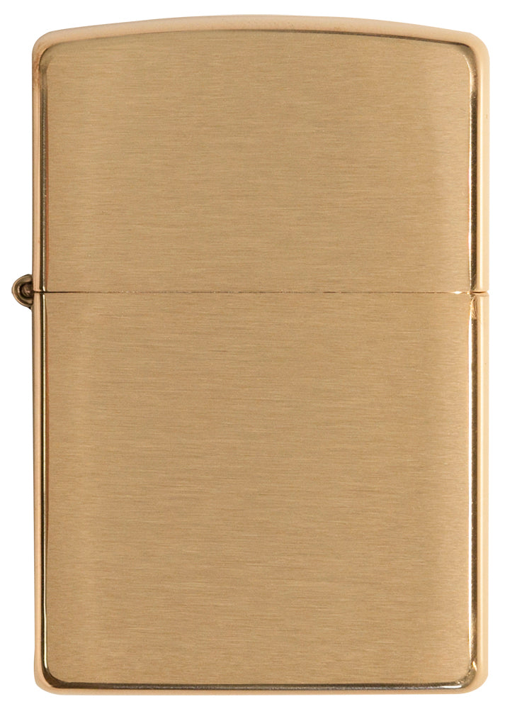 Brushed Brass Without Engraving freeshipping - Zippo.ca